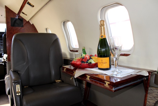 Lear Jet Interior.